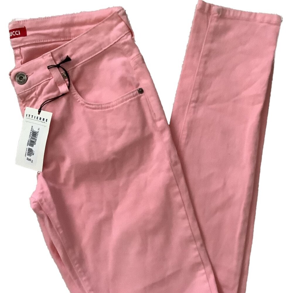 NWT Fiorucci Pink Skinny Jeans Size: 26